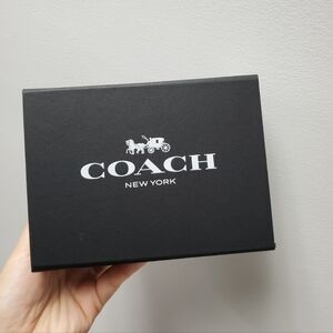 Coach Empty Black Box with Logo